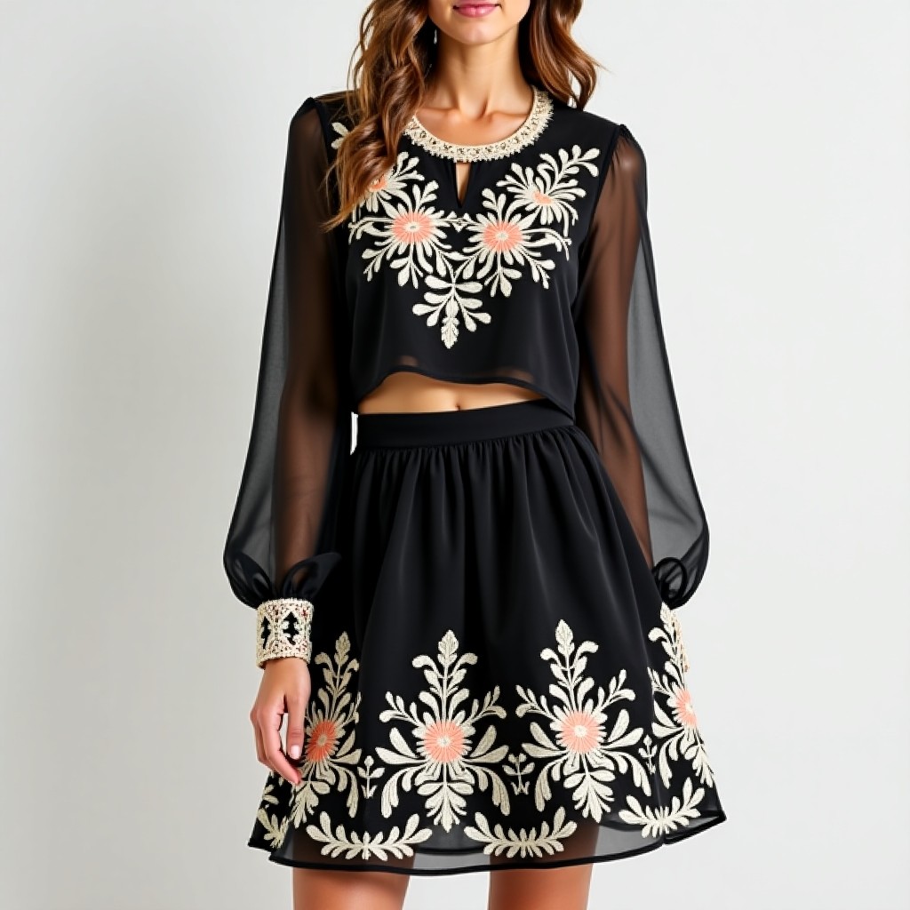 Signature Floral Heritage Women's Premium Ensemble