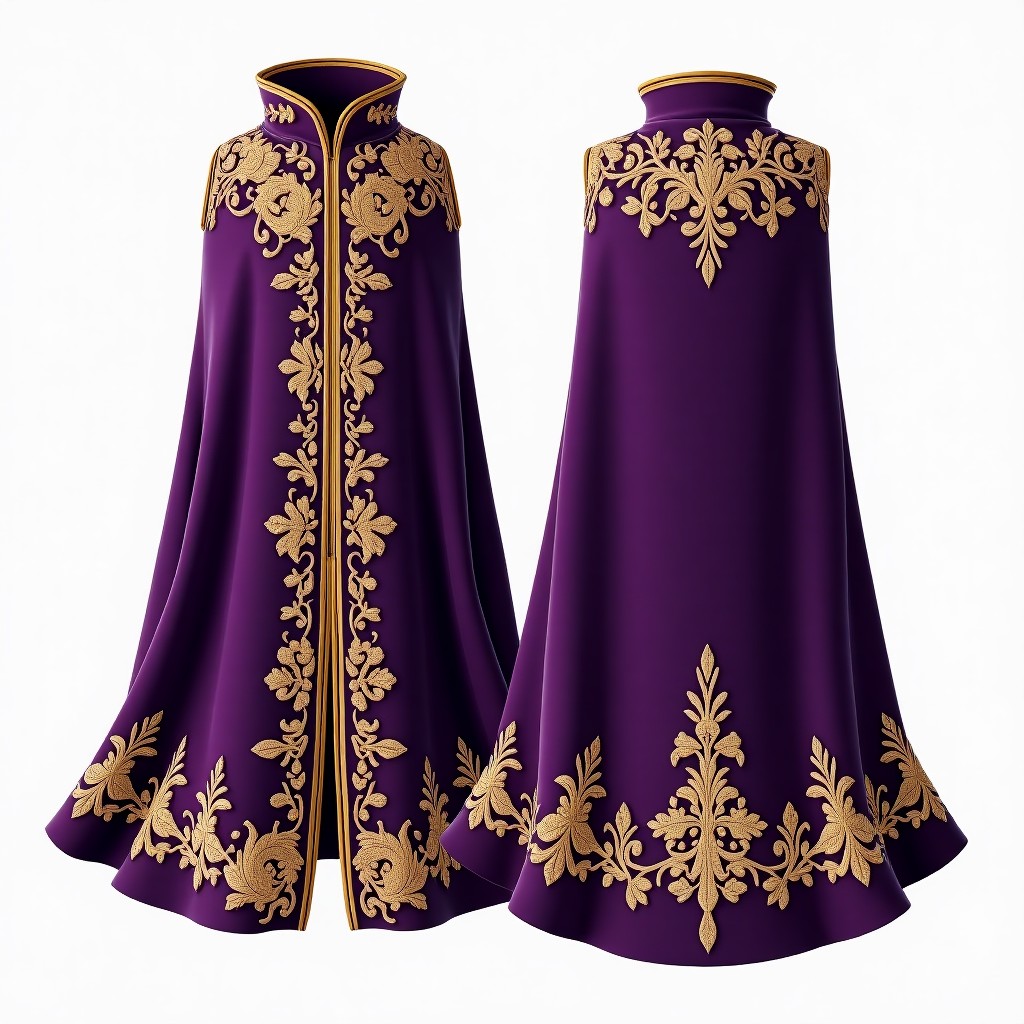 Crimson Imperial Embroidered Abaya
