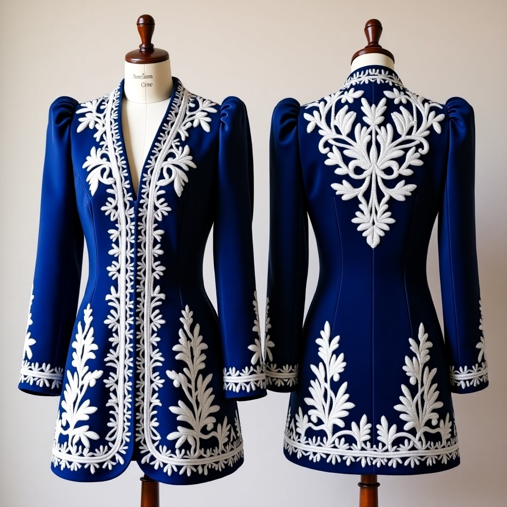 Heritage Motif Embroidered Occasion Jacket