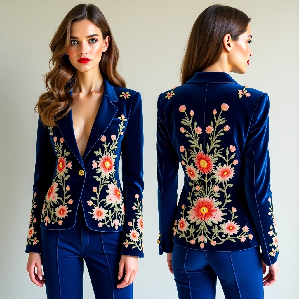 Botanical Floral Heritage Jacket