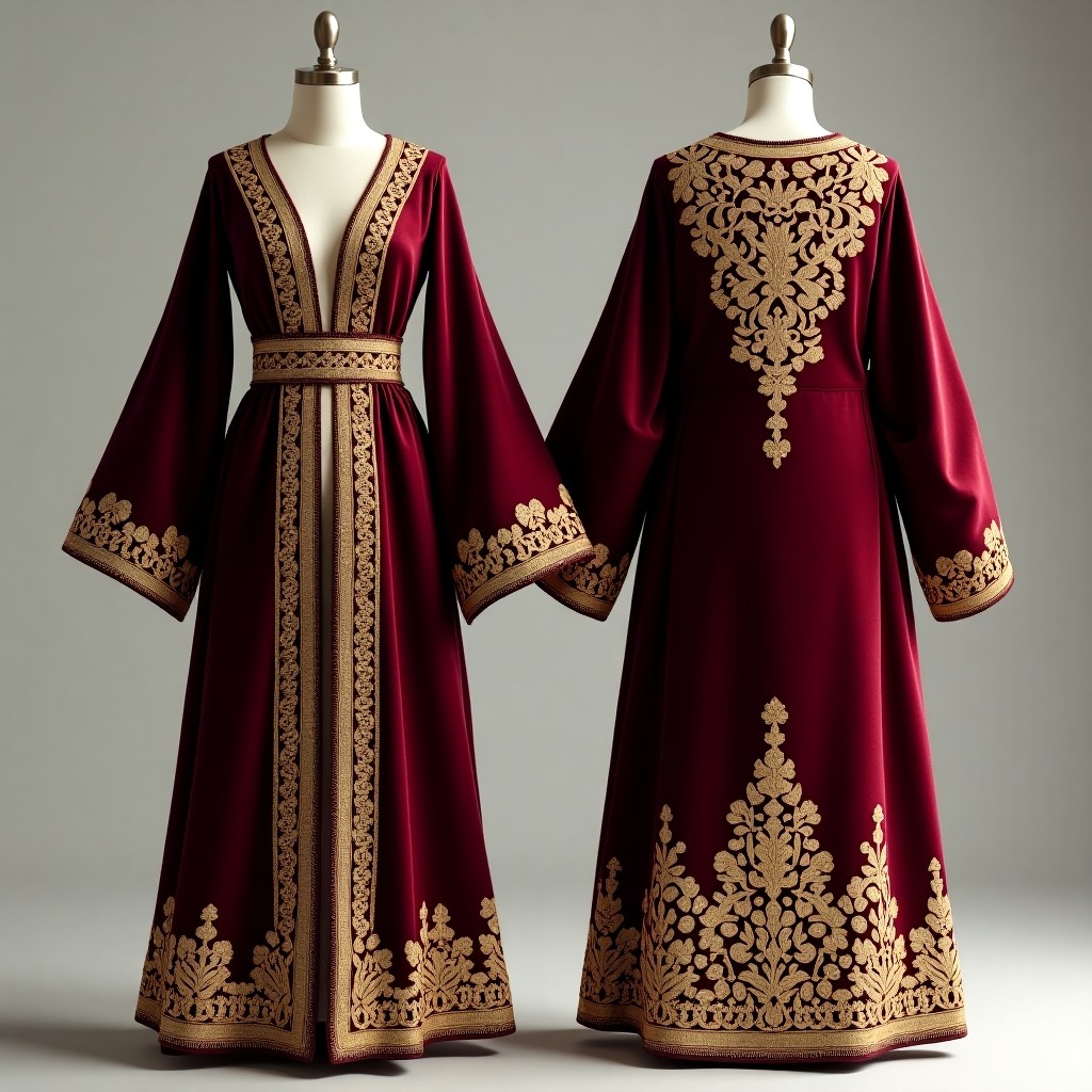 Women's Luxury Jacket with Embroidered Floral Medallions