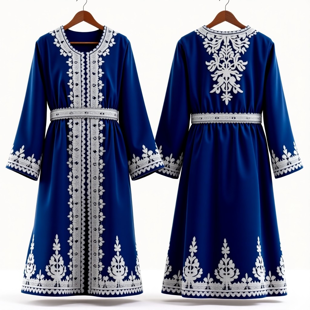 Women's Luxury Jacket with Signature Floral and Leaf Embroidery